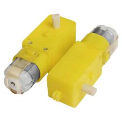 گیربکس زرد قدرتی تک شفت با موتور 1A220 30RPM
