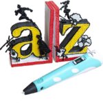 قلم طراحی سه بعدی مدل 3D pen-2 با نمایشگر نوع فیلامنت