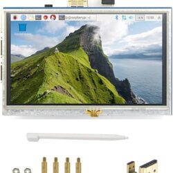 LCD لمسی 5 اینچ رزولوشن 800x480 با پورت HDMI و قلم مخصوص
