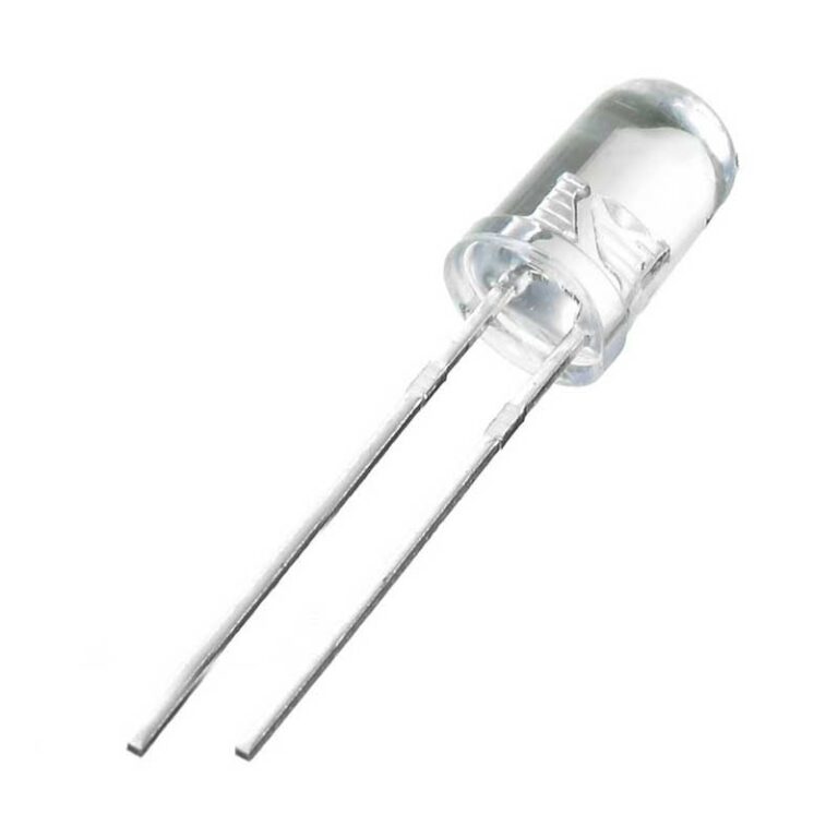 ال ای دی شفاف سفید 5 میلی متر LED 5mm White
