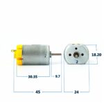 موتور اپیلیدی و ریش تراش پشت زرد 2.4 ولت مدل F280 فروش عمده (بسته 100 عددی) - تصویر 2