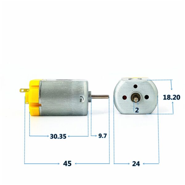 موتور اپیلیدی و ریش تراش پشت زرد 2.4 ولت مدل F280 فروش عمده (بسته 100 عددی) - تصویر 2