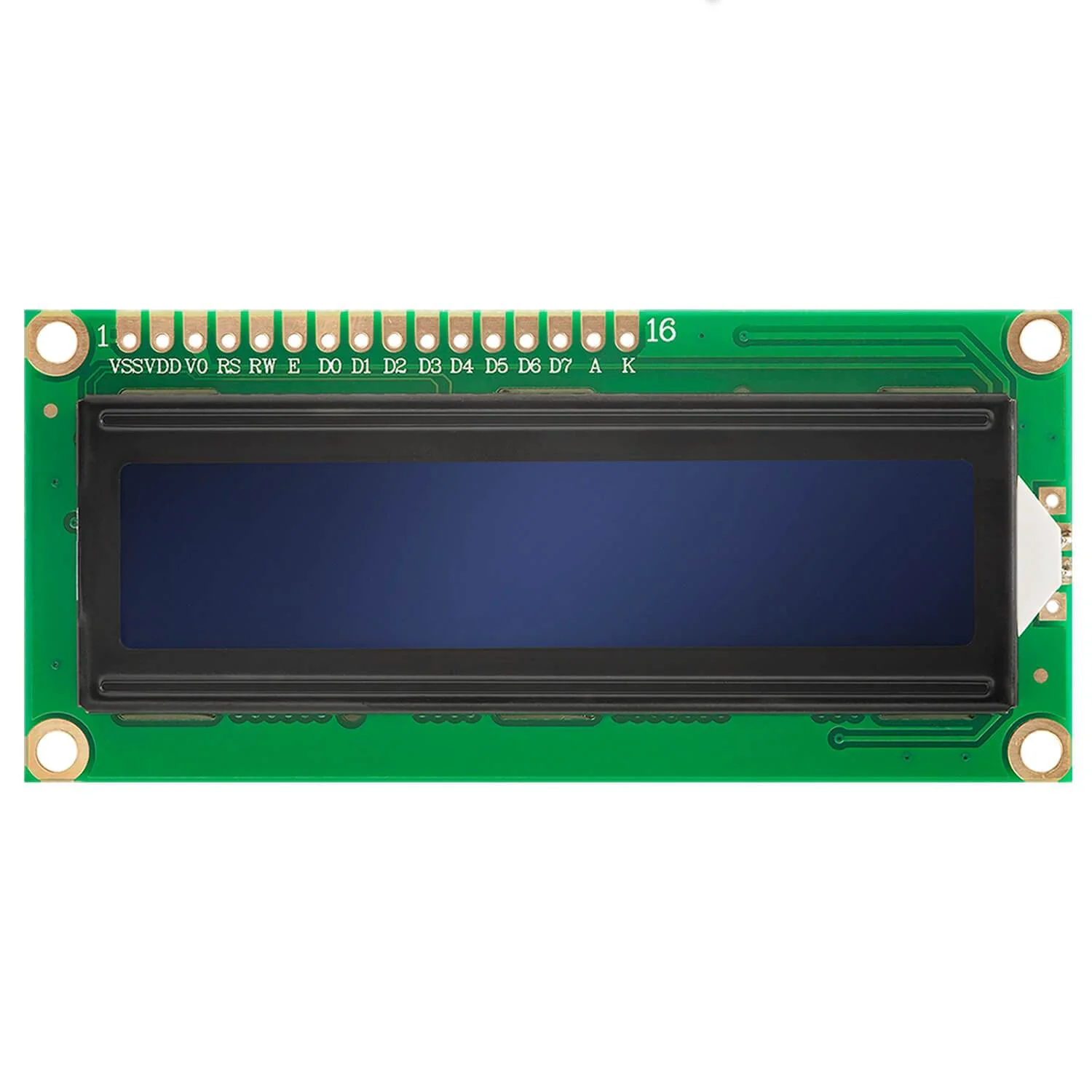 LCD کاراکتری 2x16 بک لایت آبی LCD کاراکتری 2x16 بک لایت آبی