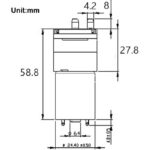 موتور پمپ هوا برای وکیوم 12 ولت RF-370 (R370) مرغوب