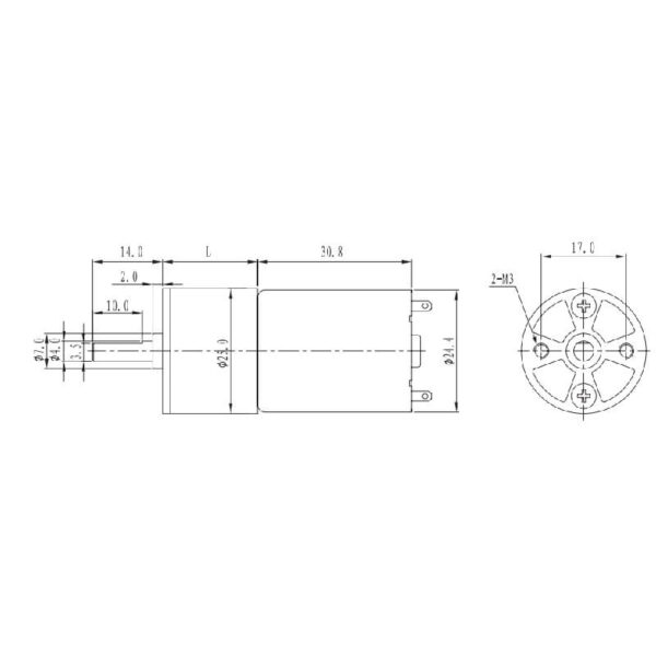 موتور گیربکس ZGA25RP 30 RPM - تصویر 6