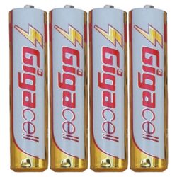 بسته 4 تایی شیرینگ باتری قلمی 1.5 ولت برند گیگاسل Gigacell