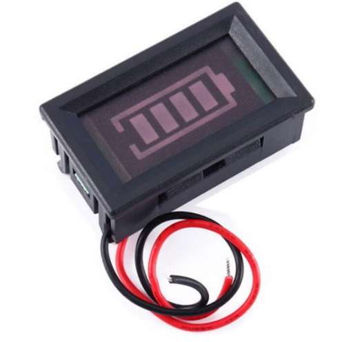 ماژول نشانگر ظرفیت باتری پنلی 12V درصد بارگراف آبی ماژول نشانگر ظرفیت باتری پنلی 12V درصد بارگراف آبی