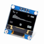 ماژول نمایشگر OLED سفید 0.96 اینچ 64×128 پیکسل با ارتباط I2C