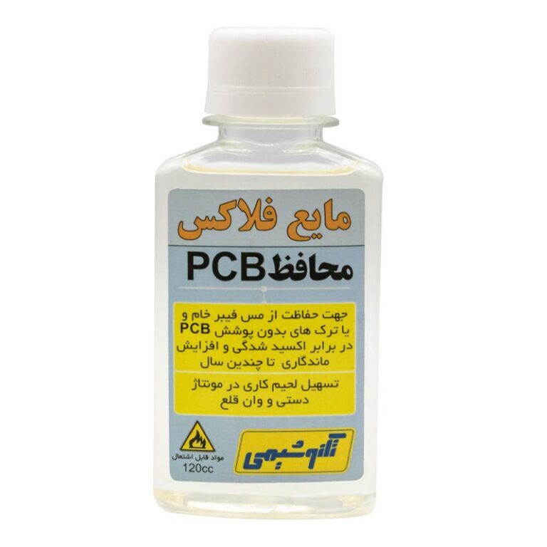 مایع فلاکس محافظ PCB و برد مدارچاپی برند تکنوشیمی