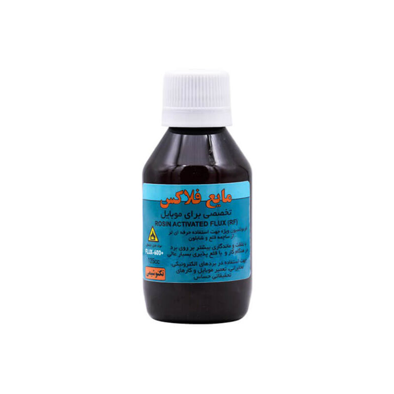 مایع فلاکس تخصصی برای موبایل برند تکنوشیمی حجم 125cc