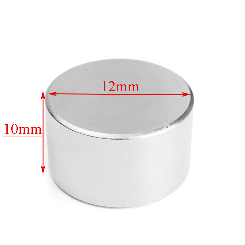 آهنربا گرد نئودیمیوم ND 12*10 گرید 35 آهنربا گرد نئودیمیوم ND 12*10 گرید 35