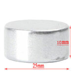 آهنربا گرد نئودیمیوم ND 25*10 گرید 35