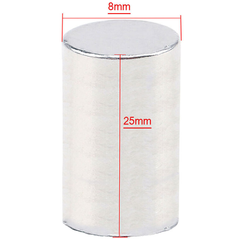 آهنربا گرد نئودیمیوم ND 8*25 گرید 35