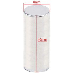 آهنربا گرد نئودیمیوم ND 8*40 گرید 35
