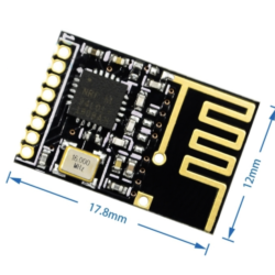 ماژول فرستنده و گیرنده MINI NRF24L01+ SMD بدون آنتن