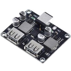 ماژول کاهنده ولتاژ DC با قابلیت فست شارژ QC3 با 2 خروجی USB
