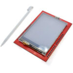 ماژول LCD نمایشگر لمسی تاچ خازنی 2.4 اینچ TFT رزولوشن 240x320 پیکسل با قلم مدل M29 برای آردوینو فروش عمده (بسته 10 عددی)