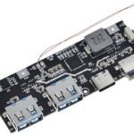 ماژول فست شارژ و پاوربانک 22.5w تایپ C با سنسور NTC و پشتیبانی از QC4.0 و QC3.0 و 2 خروجی USB