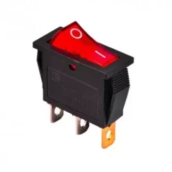 کلید راکر 3 پایه 2 حالته چراغدار 31x8x32mm