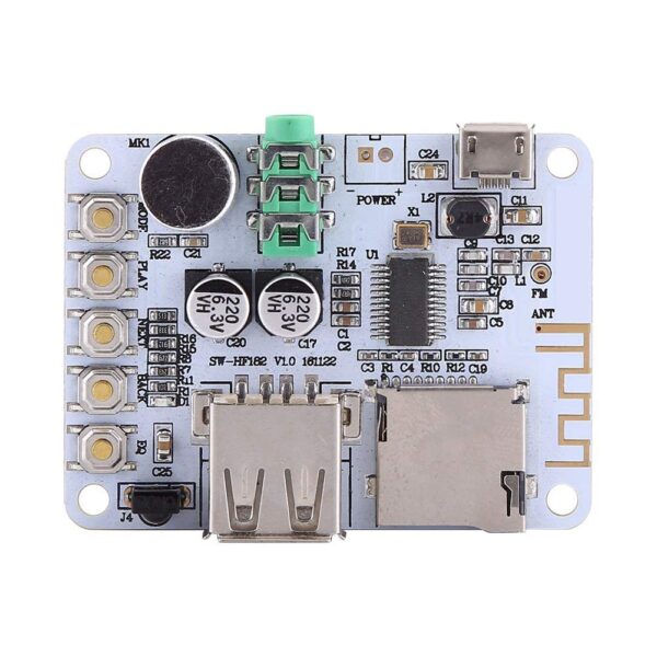 ماژول گیرنده صوتی بلوتوثی استریو DFRobot TEL0108 SANWU با ریموت کنترل - تصویر 2