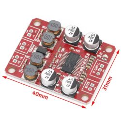 ماژول آمپلی فایر استریو HW-644 برد قرمز 12 تا 24 ولت 30w با آی سی TPA3110D2
