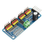 ماژول درایور PWM سروو موتور 12 بیتی 16 کاناله PCA9685 با ارتباط I2C