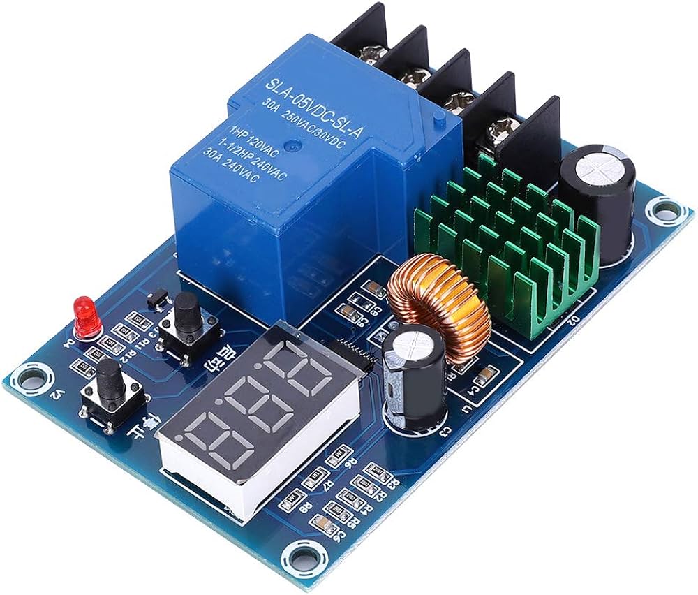 ماژول کنترل شارژ باتری دیجیتال 6 الی 60 ولت XH-M604 ماژول کنترل شارژ باتری دیجیتال 6 الی 60 ولت XH-M604