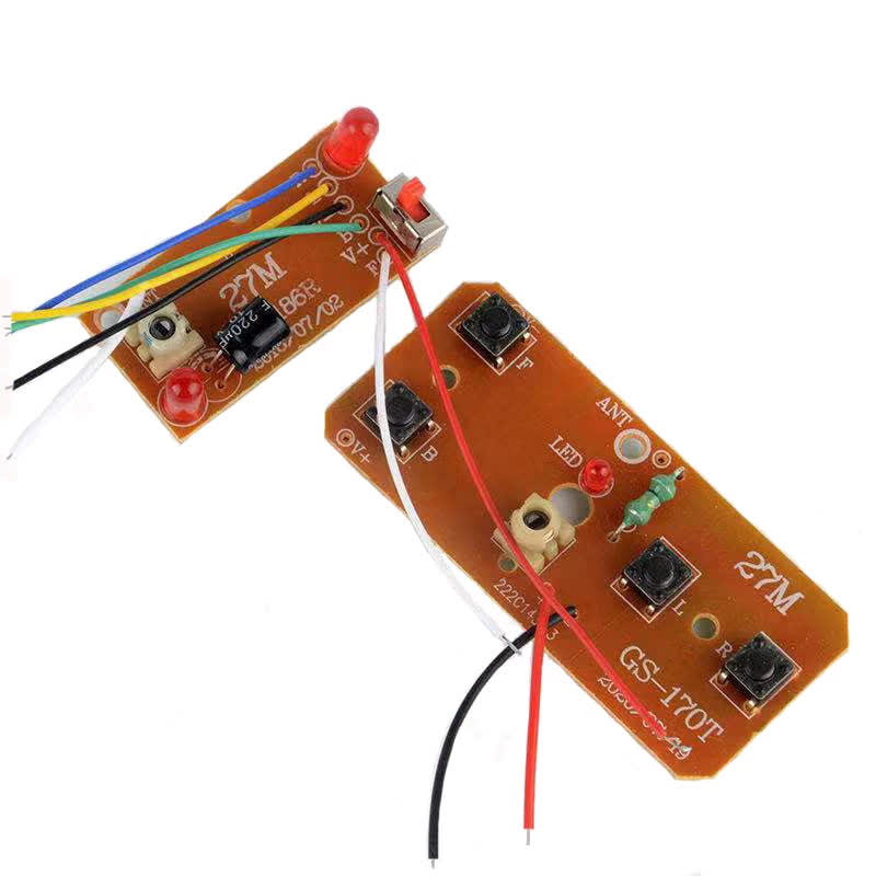 کیت ماژول فرستنده و گیرنده 4 کانال (دو موتور) با کلید ONOFF