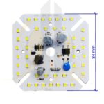 برد LED با توان 80 وات سفید DOB (تغذیه مستقیم از برق شهر)