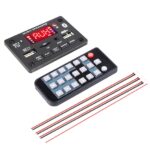 ماژول MP3 پلایر پنلی استریو 2x40w با ریموت کنترل JX-818BT بلوتوث ورژن 5.0 کلاس D