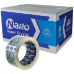 چسب نواری پهن کریستال ناگو عرض 5 سانت 90 یارد