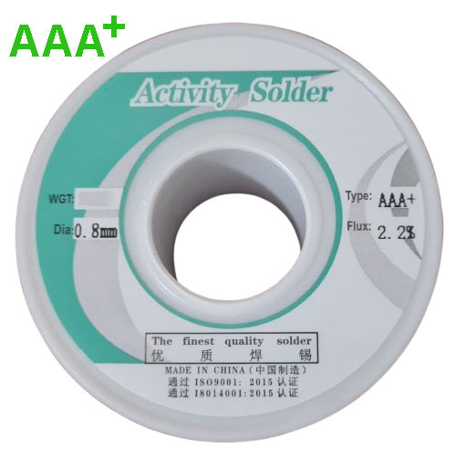 سیم لحیم اکتیویتی AAA+ اورجینال 0.8 میل 100 گرم ACTIVITY 6337 مرغوب