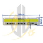 چیپ پروژکتوری خطی 220v 50w نچرال 35*170 COB LED