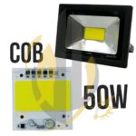 چیپ پروژکتوری 220v 50w آفتابی 78*82 COB LED