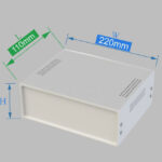 جعبه فلزی پانل پلاستیکی L110*W220*H80mm