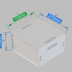 جعبه فلزی پانل پلاستیکی L110*W210*H115mm