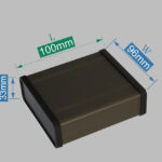 جعبه صنعتی آلومینیومی L100*W96*H33mm