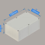 جعبه رومیزی ضد آب مرغوب 1006 سفید L150*W100*H65mm فروش عمده (بسته 10 عددی)