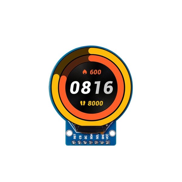 ماژول نمایشگر TFT رنگی دایره ای 1.28 اینچ رزولوشن 240×240 پیکسل فروش عمده (بسته 20 عددی) - تصویر 3