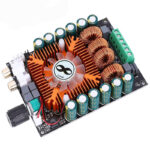 ماژول آمپلی‌فایر استریو 2x160W مدل TDA7498E ولتاژ 12V+ فروش عمده (بسته 3 عددی)