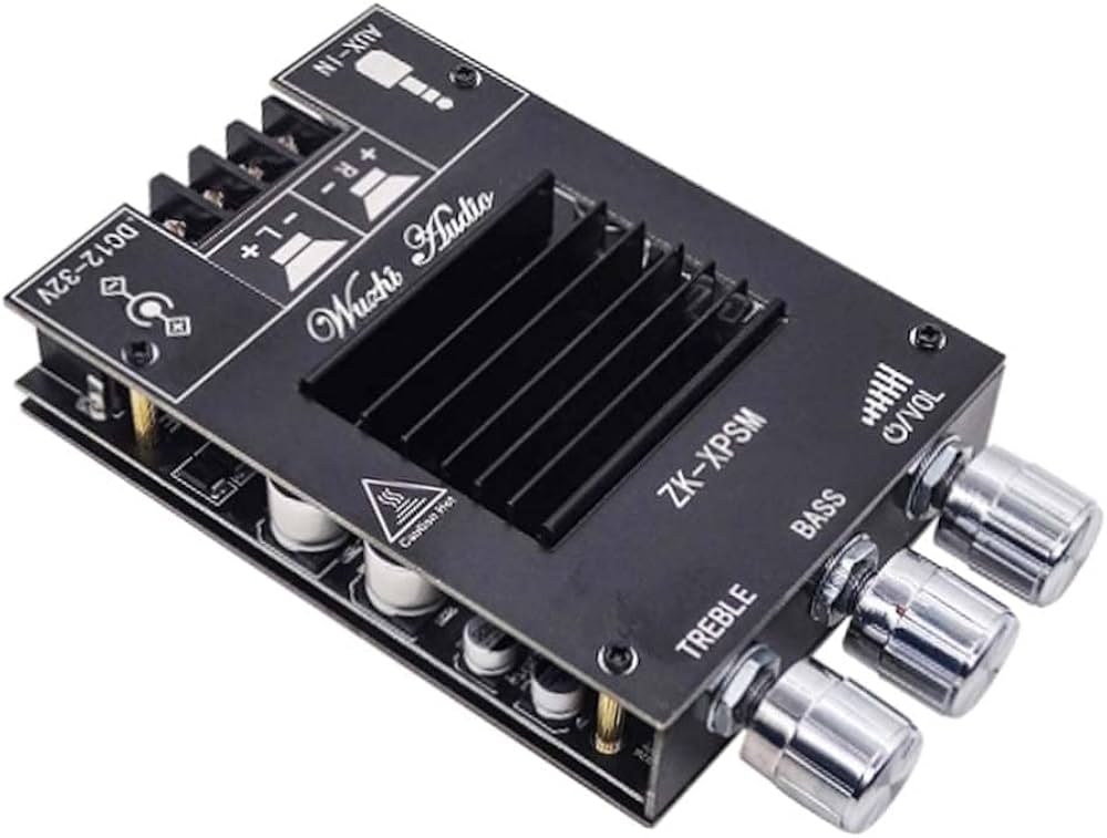 ZK-XPSM ماژول آمپلی فایر استریو 2x150w مدل ZK-XPSM با تراشه TDA7498E بلوتوث ورژن 5.0 - تصویر 1